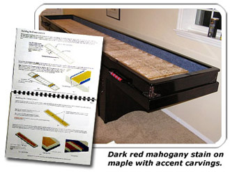 SAMPLE SHUFFLEBOARD TABLES MADE WITH OUR PLANS